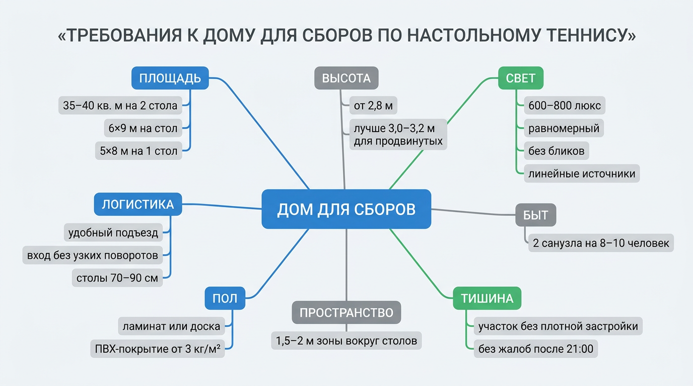 Требования к дому